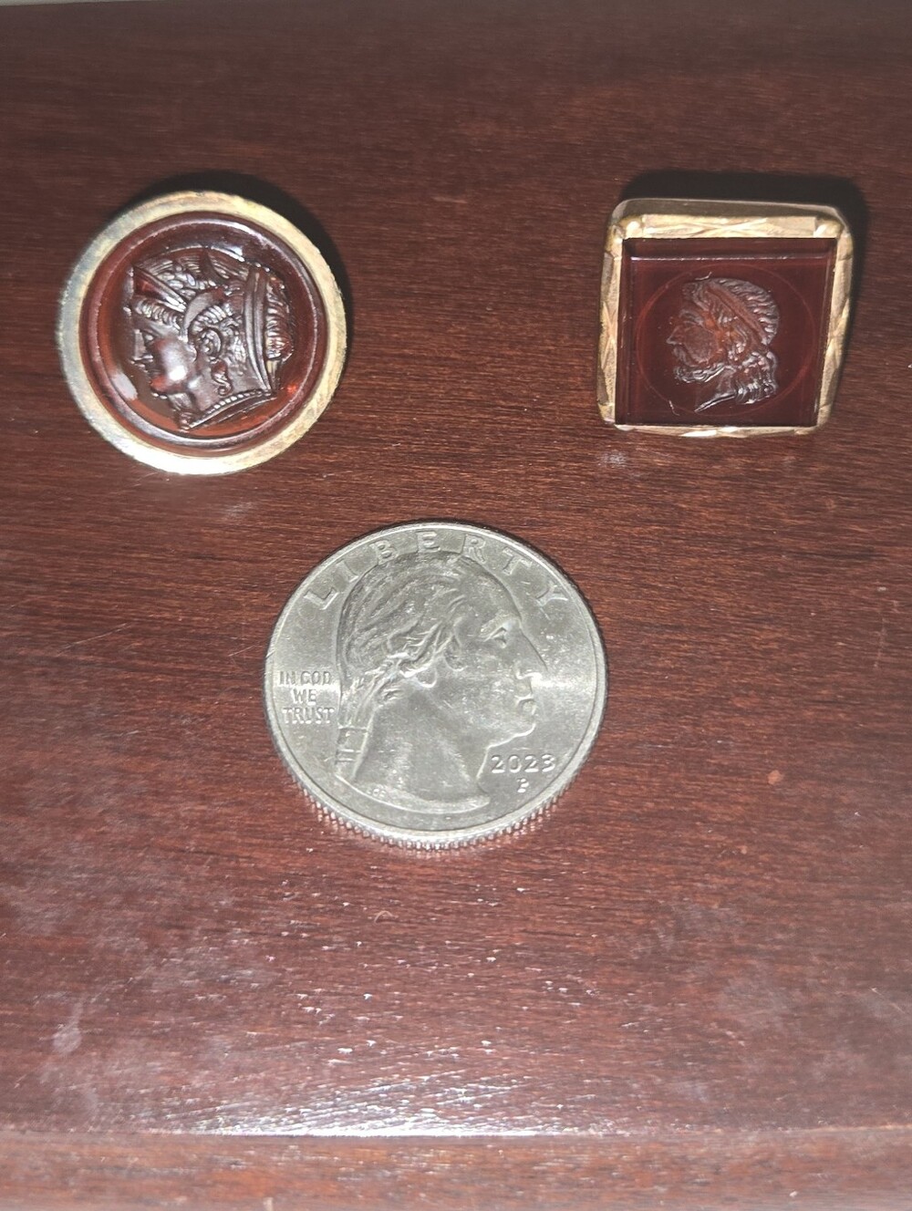 Antique Victorian Era Cameo Cuff/Bachelor Button & Cuff Link